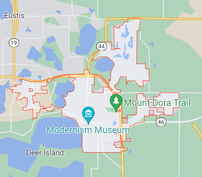 Map of Mt Dora